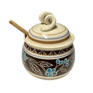 90’s Ceramic Honey Pot